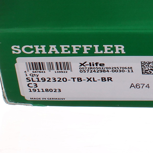 SL192320-TB-XL-BR-C3 INA/Schaeffler Technologies 100 x 215 x 73 mm CYL ...
