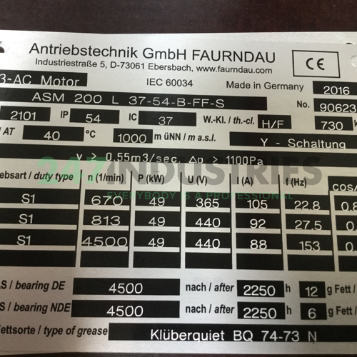 ASM200L37-54-B-FF-S Faurndau Antriebstechnik GmbH Image 4