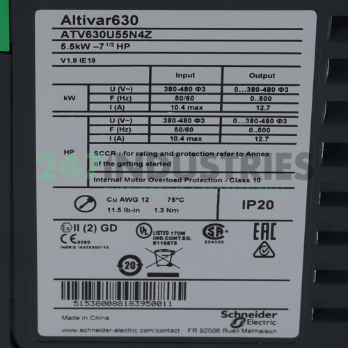 ATV630U55N4Z Schneider Electric Image 3