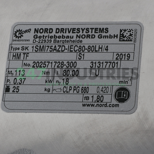 SK1SMI75AZD-80LH/4-80 Nord Drive Systems Image 6