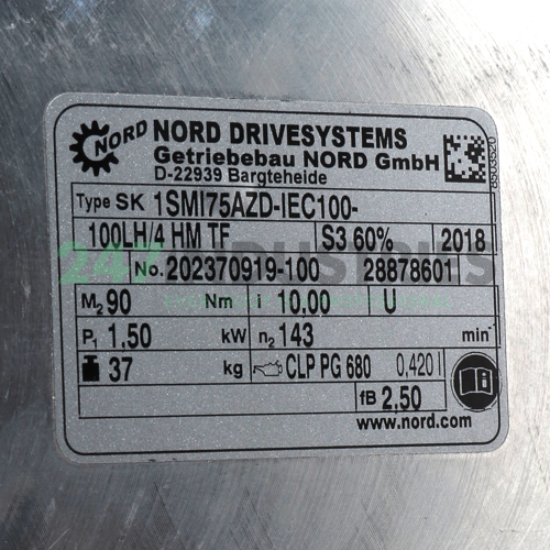 SK1SMI75AZD-100LH/410 Nord Drive Systems Image 4