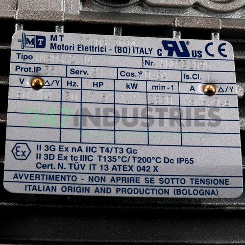 TN80B/214B14 MT Motori Elettrici Image 4