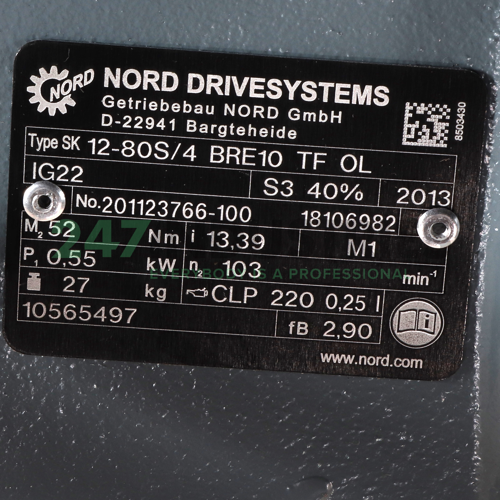SK12-80S/4BRE10TF Nord Drive Systems Image 7