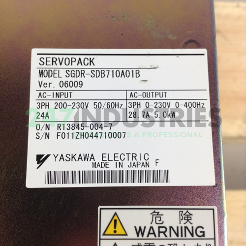 SGDR-SDB710A01B Yaskawa Image 5