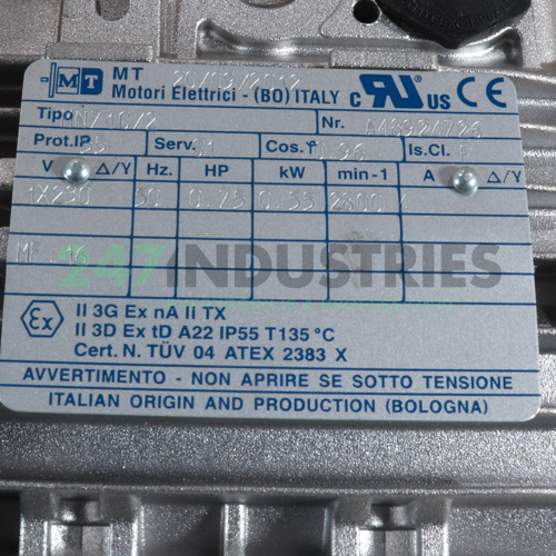 MN71C/2-B14 MT Motori Elettrici Image 2