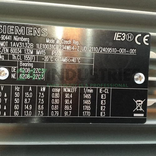 1LE1003-1CB23-4WB4-Z B07+​H01+​L20+ Siemens Image 4