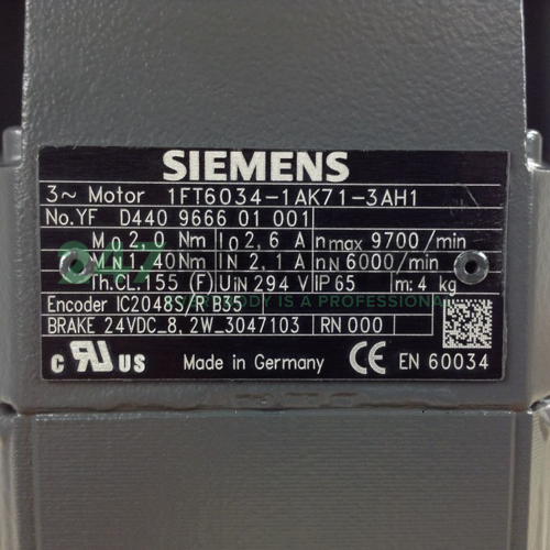 1FT6034-1AK71-3AH1 Siemens