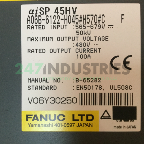 A06B-6122-H045#H570#C Fanuc Image 4