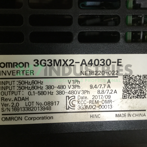 3G3MX2-A4030-E Omron Image 4