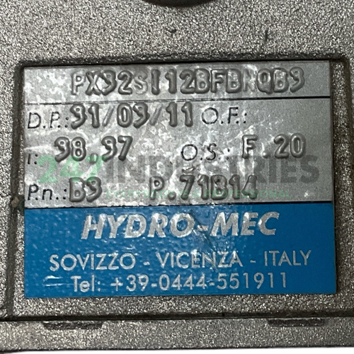 PX32SI12-BFBN-QB3 Hydro-Mec Image 4