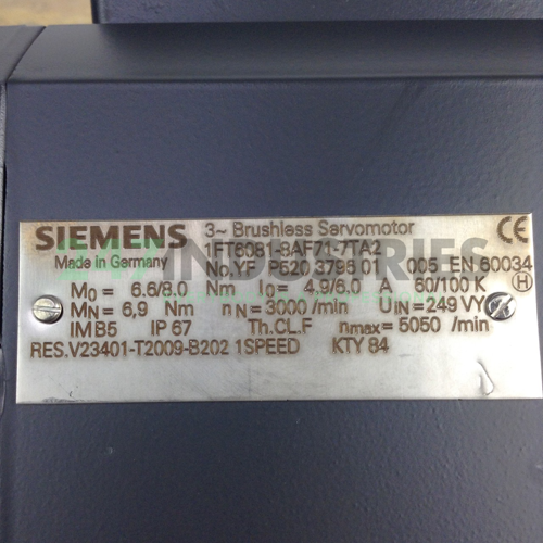 1FT6081-8AF71-7TA2 Siemens Image 2