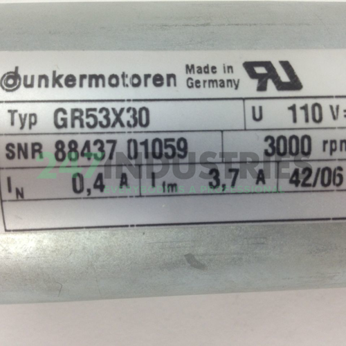 GR53X30/PLG52-288/110 Dunkermotoren Image 2