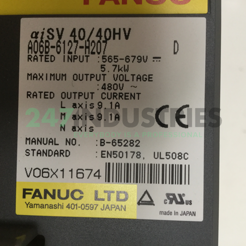 A06B-6127-H207 Fanuc Image 4