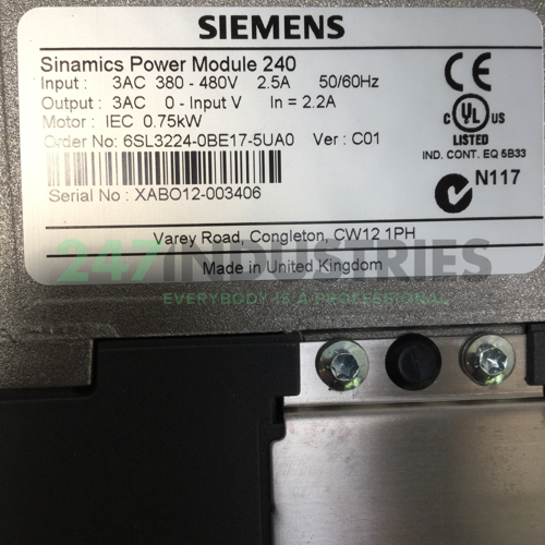 6SL3224-0BE17-5UA0 Siemens Image 4
