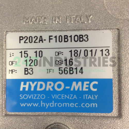 P202AF10B10B3-B14I15 Hydro-Mec Image 2