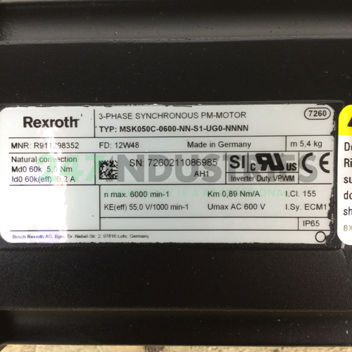 R911298352 Bosch-Rexroth Image 2