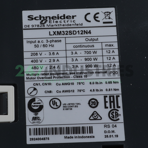 LXM32SD12N4 Schneider Electric Image 3