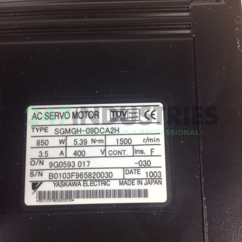 SGMGH-09DCA2H Yaskawa Image 2