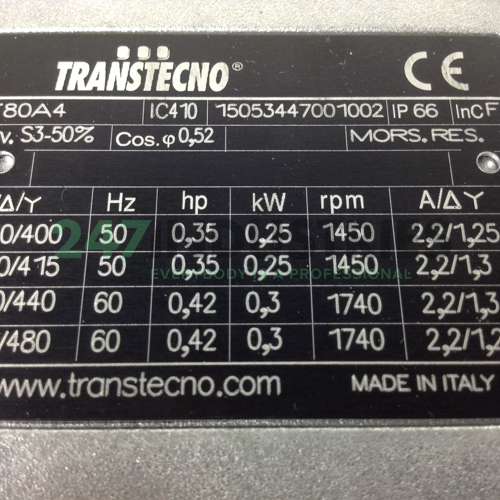 T80A4-CWT050-52 TransTecno Image 2