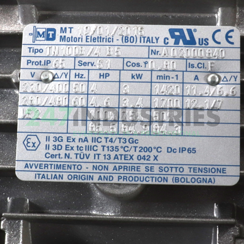 TN100B/4B5 MT Motori Elettrici Image 4