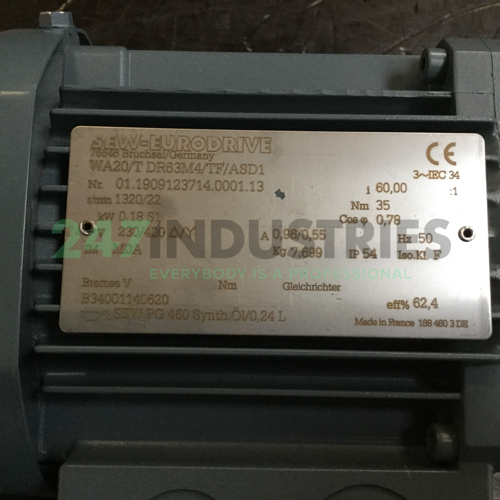 WA20T/DR63M4/TF/ASD1 SEW-EURODRIVE Image 4