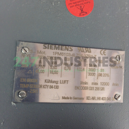 1PM6103-4LZ84-3ZR1-Z Siemens Image 2