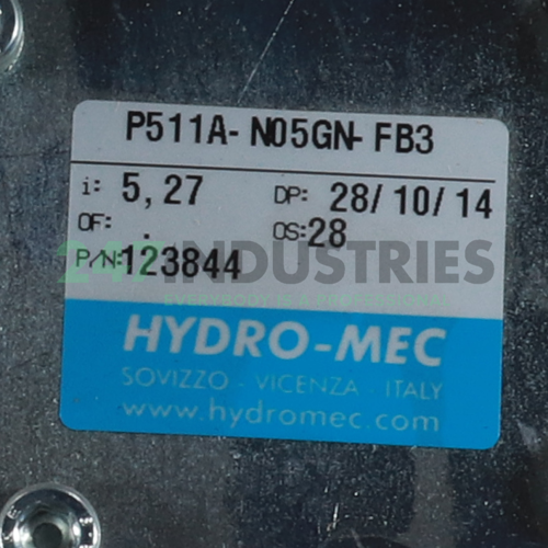 P511A-N05GN-FB3-B5I5 Hydro-Mec Image 2