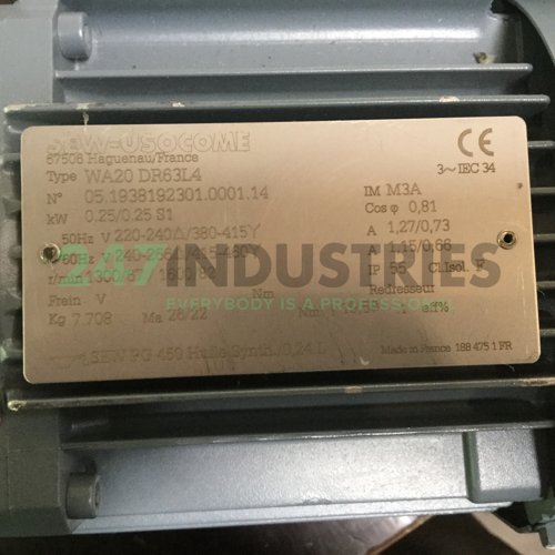 WA20/DR63L4 SEW-EURODRIVE Image 4