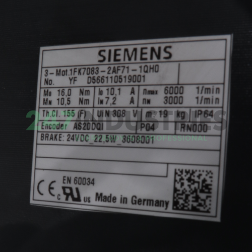 1FK7083-2AF71-1QH0 Siemens Image 2