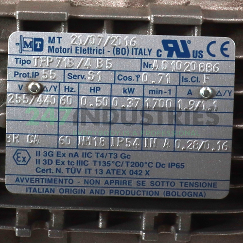 TFP71B/4B5 MT Motori Elettrici Image 4