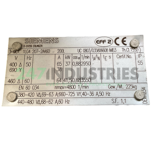 1LG4207-2AA60 Siemens Image 4