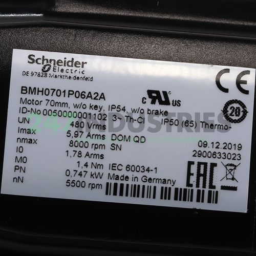 BMH0701P06A2A Schneider Electric Image 3