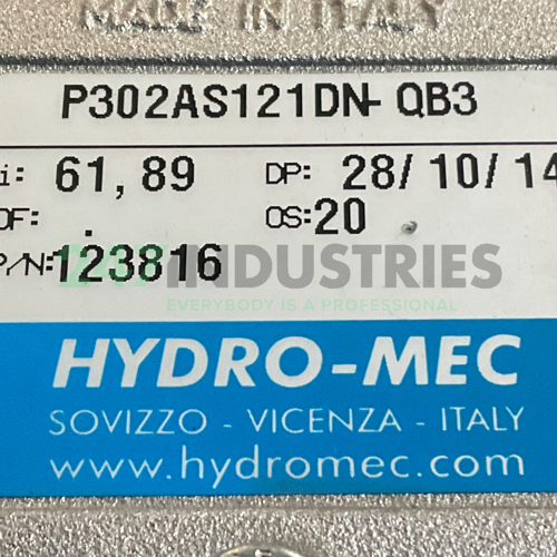 P302AS121DN-QB3 Hydro-Mec Image 4