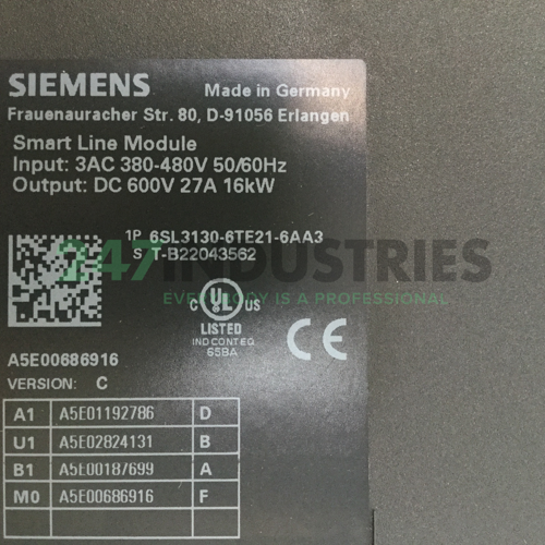 6SL3130-6TE21-6AA3 Siemens Image 4