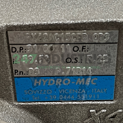 PX42AC15-CFBN-QB3 Hydro-Mec Image 4