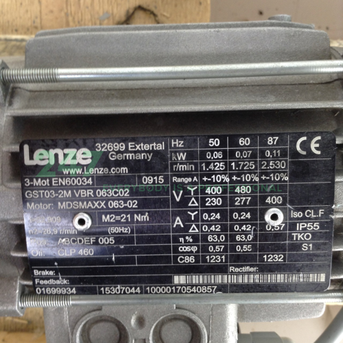 GST03-2M-VBR063C02 Lenze Image 2