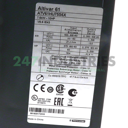 ATV61HU75S6X Schneider Electric Image 3