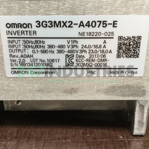 3G3MX2-A4075-E Omron Image 4