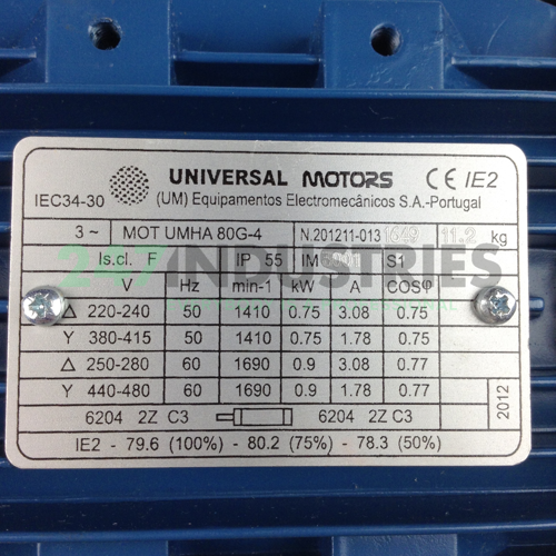 UMHA80G-4B5 Universal Motors Image 2