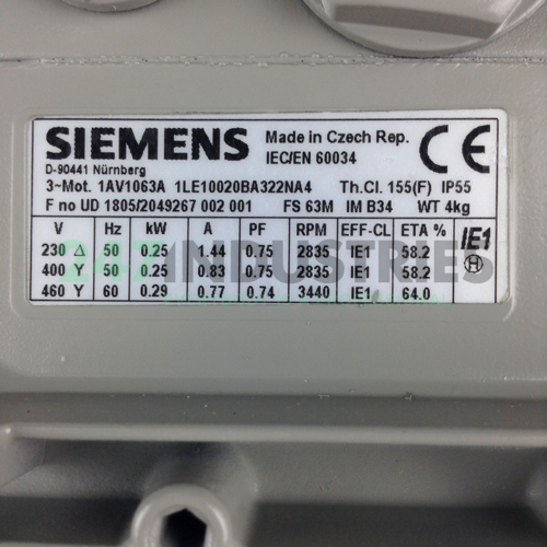 1LE1002-0BA32-2NA4 Siemens Image 2