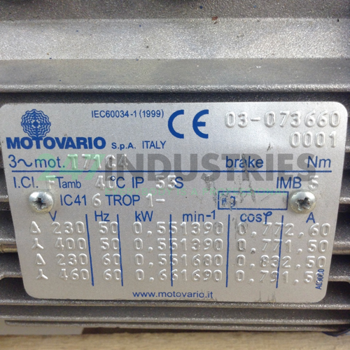 T71C4B5 Motovario Image 2