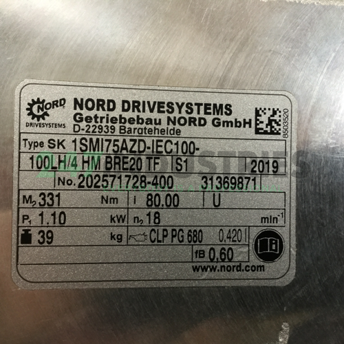SK1SMI75AZD100LH/4BRE Nord Drive Systems Image 5