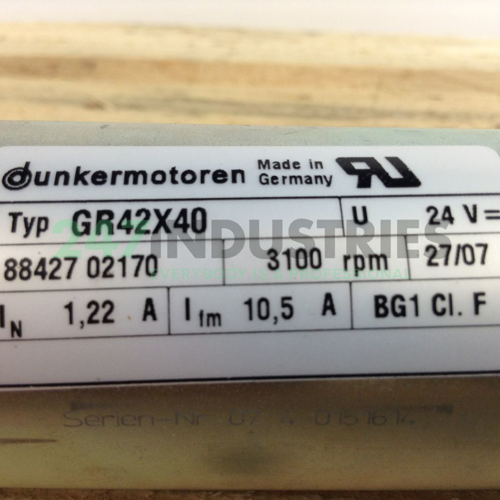 GR42X40/PLG32-20/24V Dunkermotoren Image 2