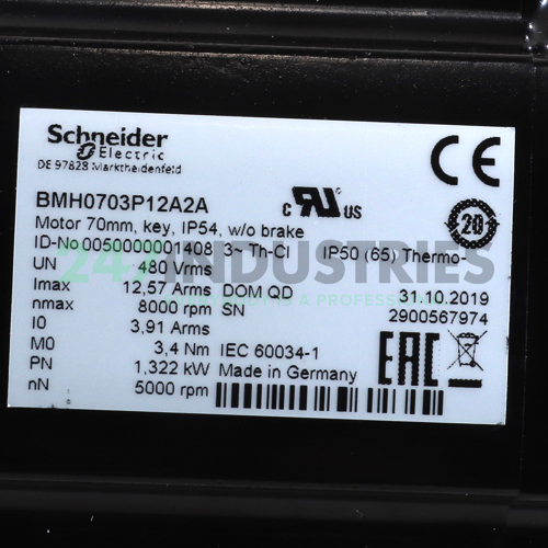 BMH0703P12A2A Schneider Electric Image 3