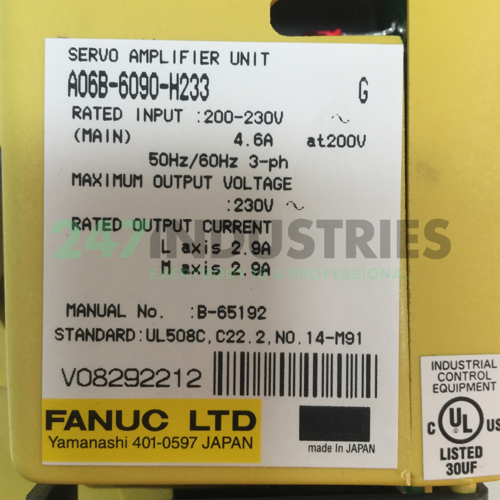 A06B-6090-H233 Fanuc Image 4