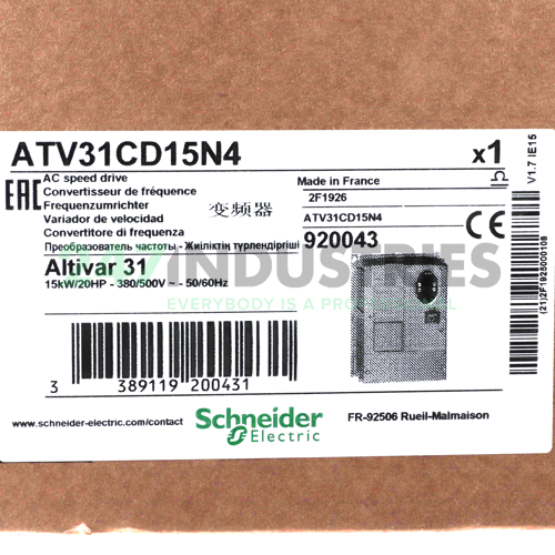 ATV31CD15N4 Schneider Electric Image 2