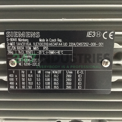 1LE1003-1BA63-4FA4 Siemens Image 4