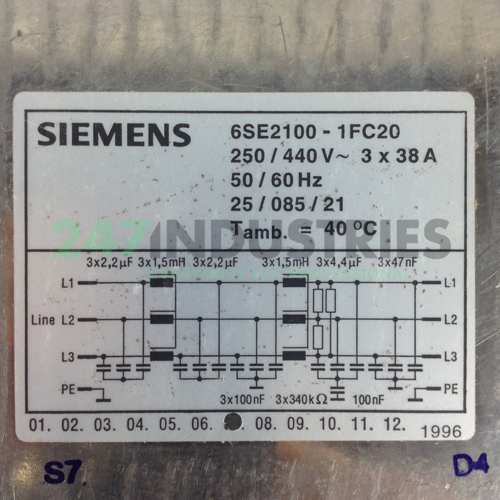 6SE2100-1FC20 Siemens Image 2