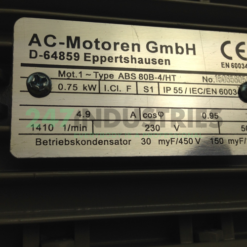 ABS80B-4/HTB3 AC-Motoren GmbH Image 2