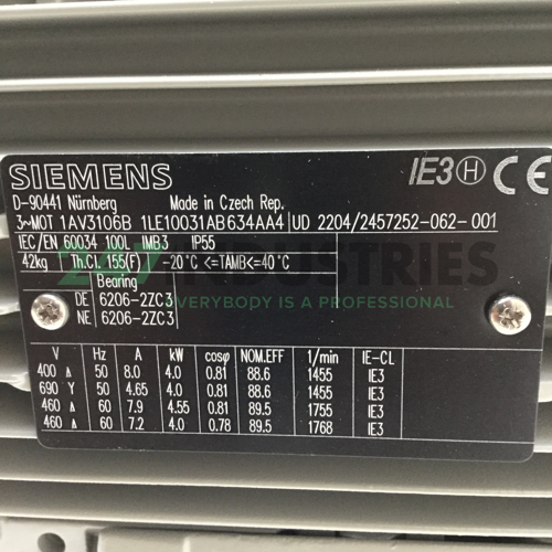 1LE1003-1AB63-4AA4 Siemens Image 4